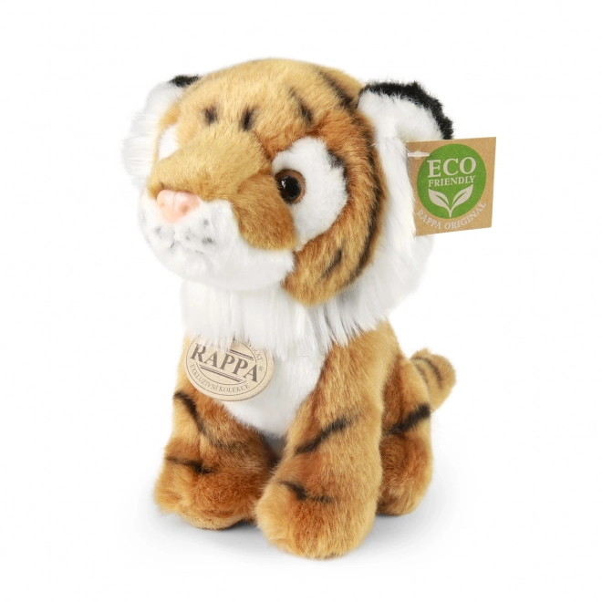 Plyšový sedící tiger 18 cm eco-friendly