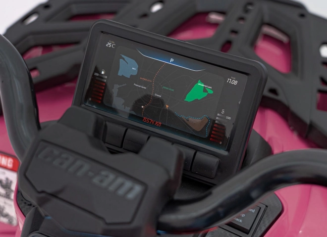 Ružová štvorkolka Can-Am Outlander ATV