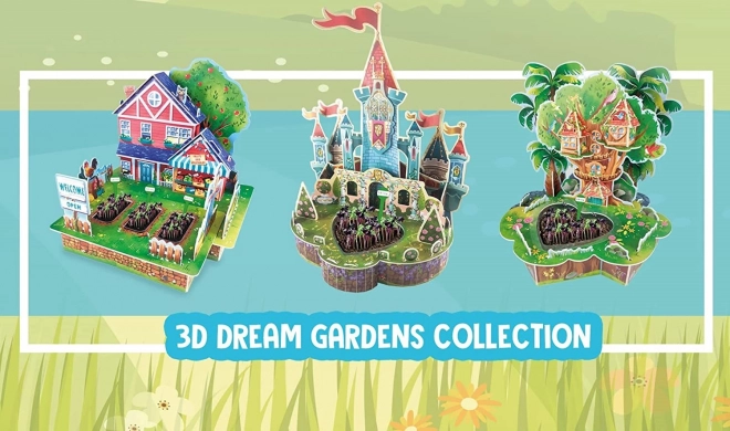 Educa Kreatívna Sada 3D Dream Gardens: Dom na Strome 2v1