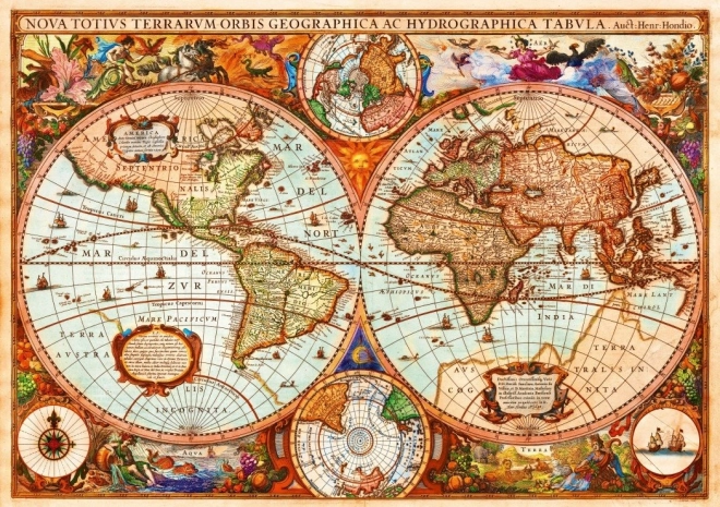 Historická mapa puzzle 1000 dielikov