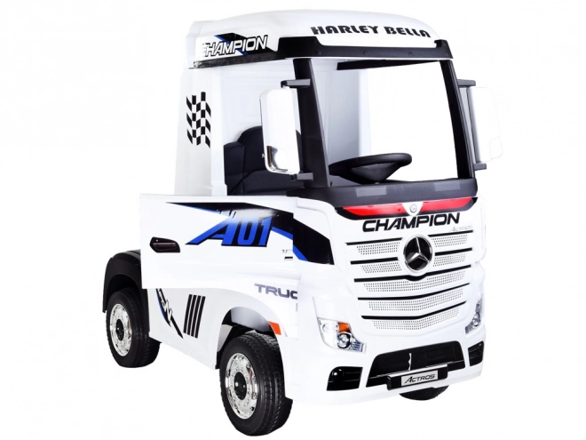 Elektrické auto TIR Mercedes Benz Actros – Biela
