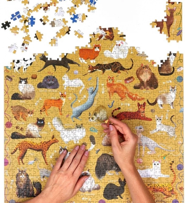 Puzzle Puzzlove Mačky 1000 dielikov