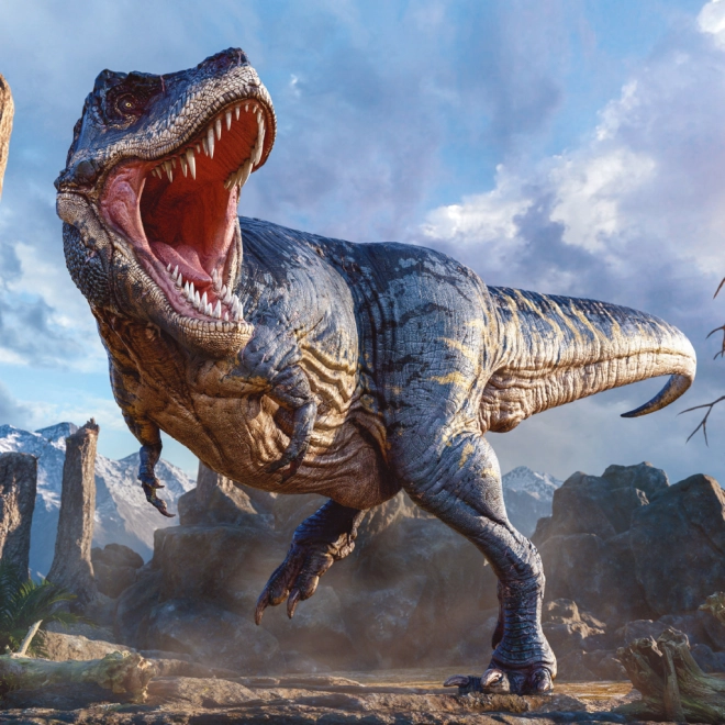 Realistické ilustrácie T-REX a ďalších ikon