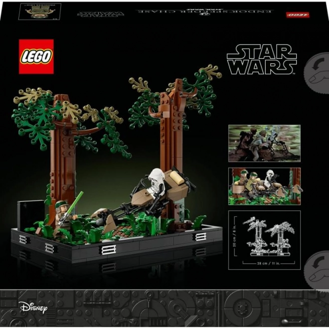 Lego Star Wars Honička spídrů na planéte Endor – diorama