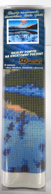 Norimpex Diamantové maľovanie Zimný pokoj 30x40 cm