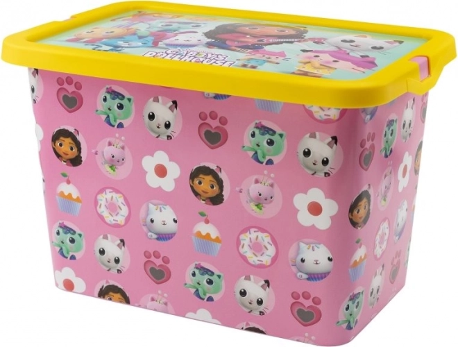 plastový úložný box 7 l Gabinkin čarovný domček