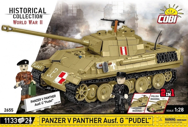 Stavebnica tanku Panzer V Panther G Pudel