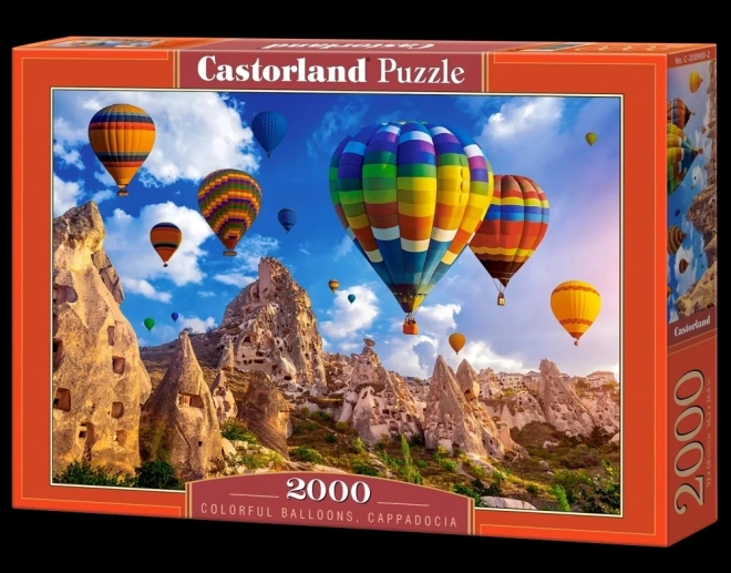 Puzzle 2000 dielikov Farebné balóny Kappadokia