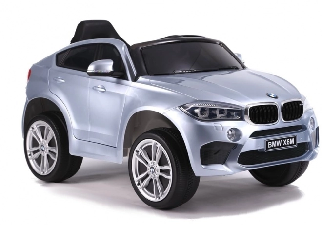 Auto na akumulátor BMW X6 Strieborné lakované