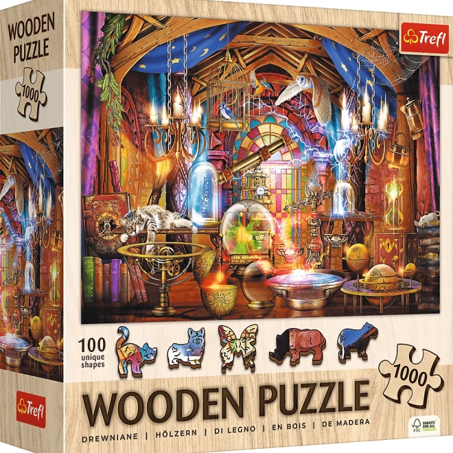 TrefL Drevené Puzzle Magická Komnata 1000 Dieliky
