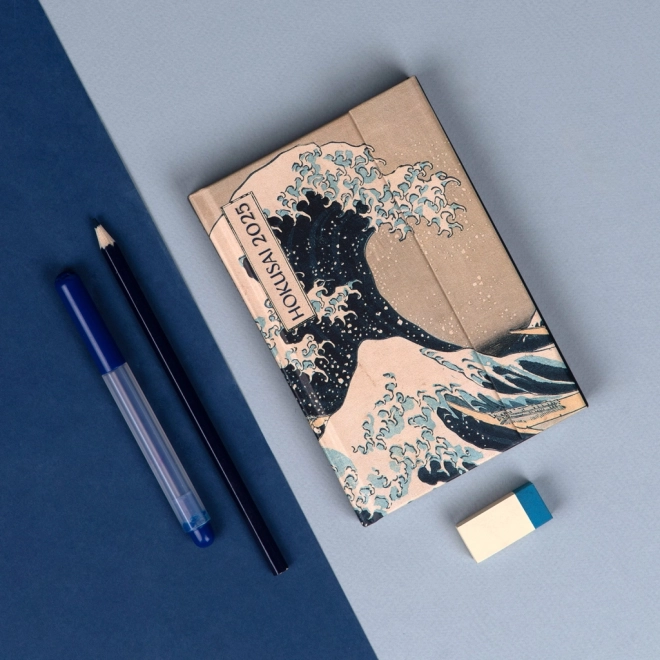 Týždenný magnetický diár Katsushika Hokusai 2025