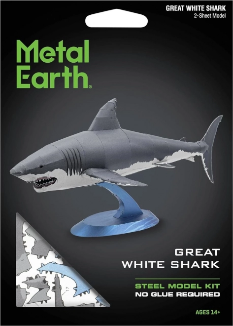 Metal Earth 3D skladačka Veľký biely žralok