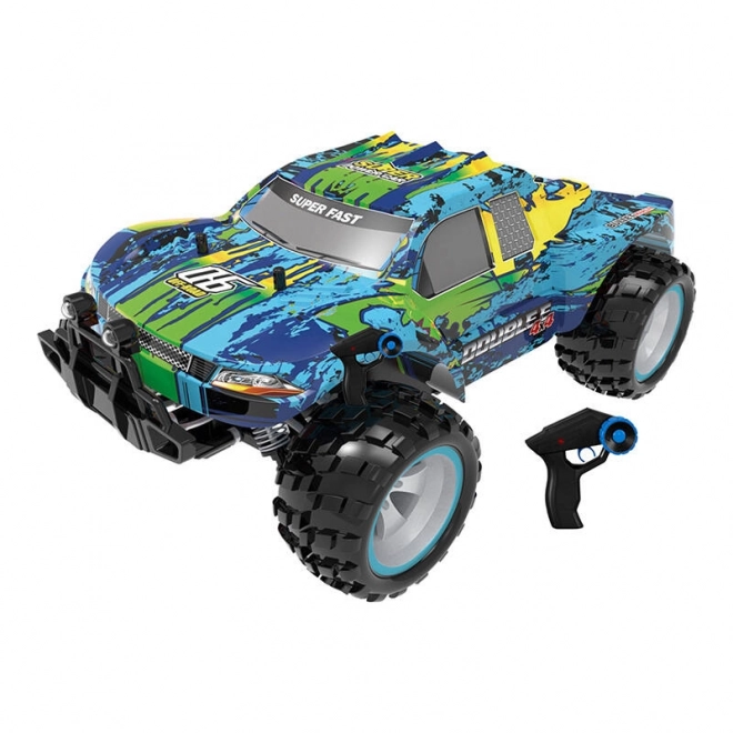 Diaľkovo ovládané auto RC vysokorýchlostné Buggy Double Eagle zelené