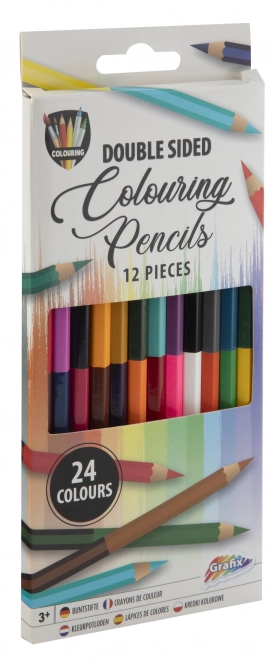 Obojstranné pastelky Duo