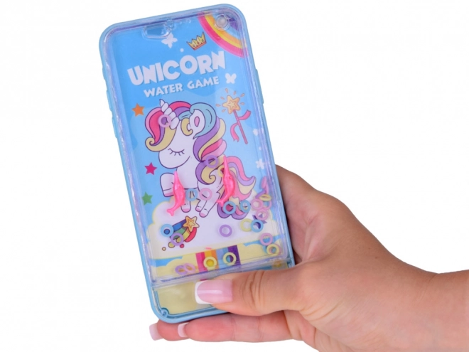 Bajkovo farebná vodná hra Unicorn chytaj krúžky