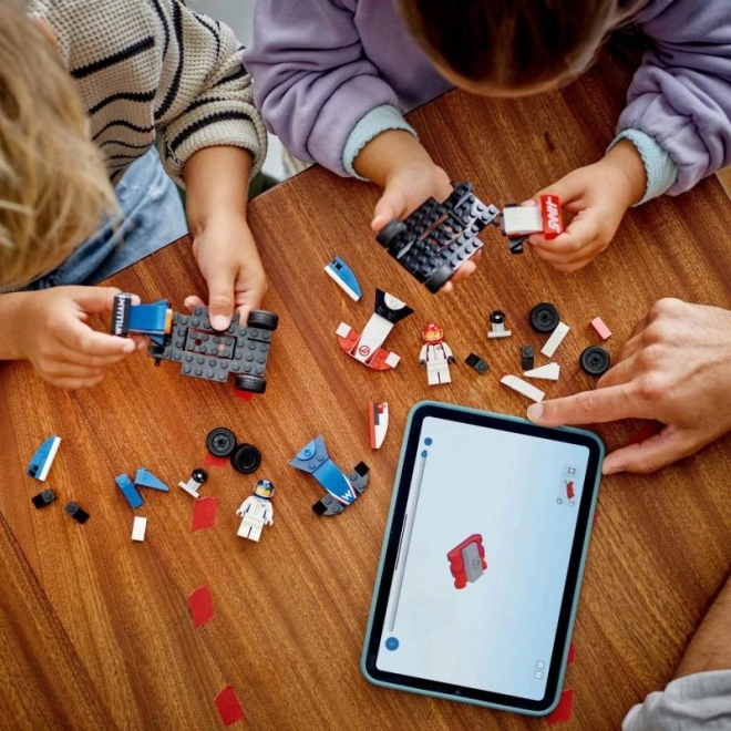 LEGO City F1 pretekárske autá Williams Racing a Haas F1