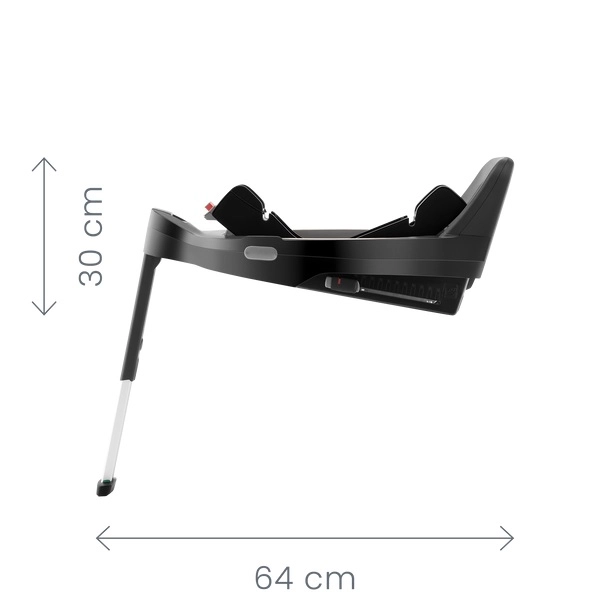 Kočík Smile 5Z s hlbokou korbou a autosedačkou Baby-Safe Pro s Vario Base 5Z Classic v farbe Midnight Grey