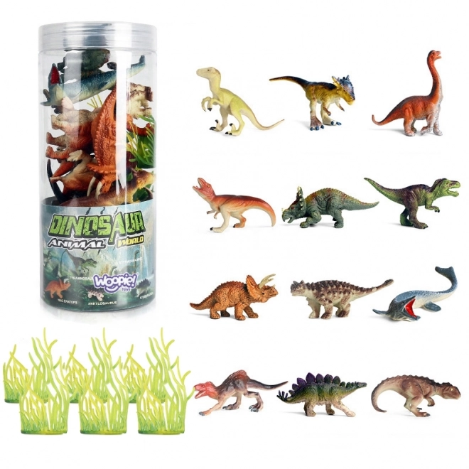 Woopie súprava figúrok dinosaurov 18 ks