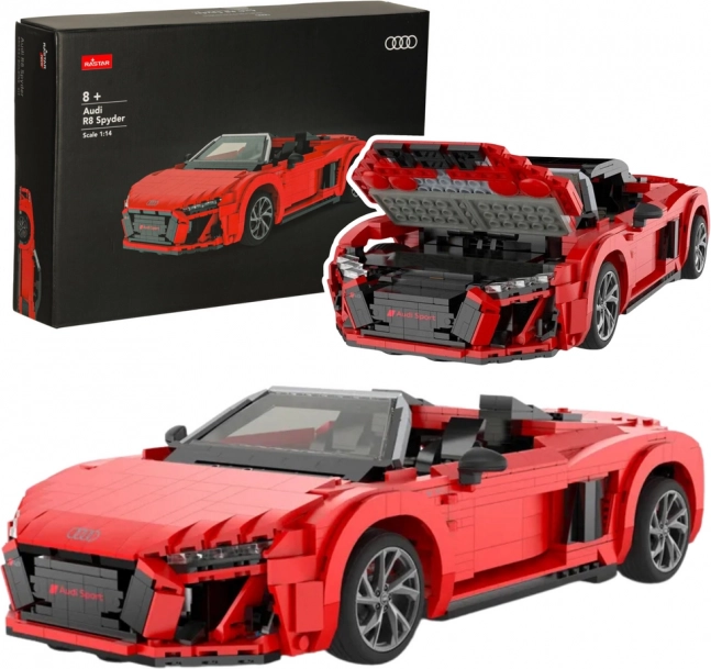 Stavebnicová súprava Auto RC 1:14 Audi R8 Spyder 1440 dielikov