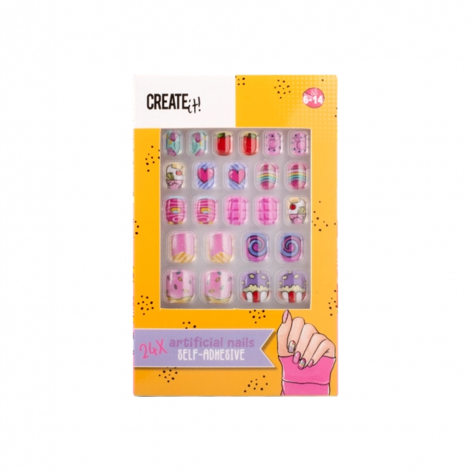 Umelé samolepiace nechty Candy