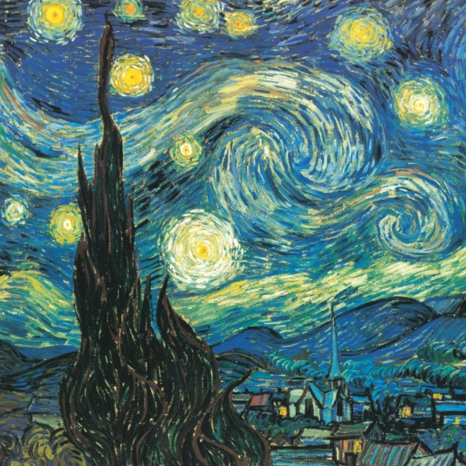 Poznámkový kalendár Vincent van Gogh 2025