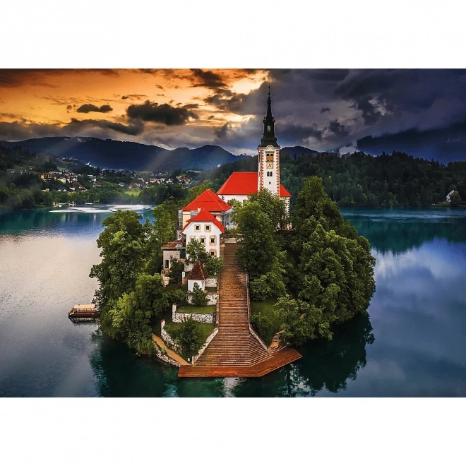 Puzzle 1000 dielikov Premium Plus Jazero Bled Slovinsko
