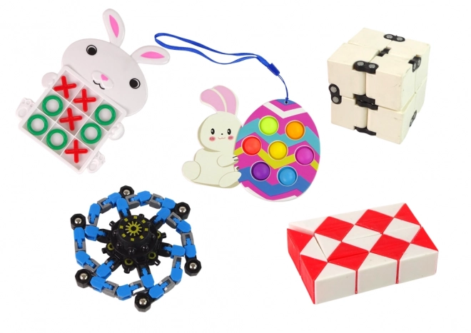 Veľkonočný set hračiek Fidget Toys Antistresové 36 kusov