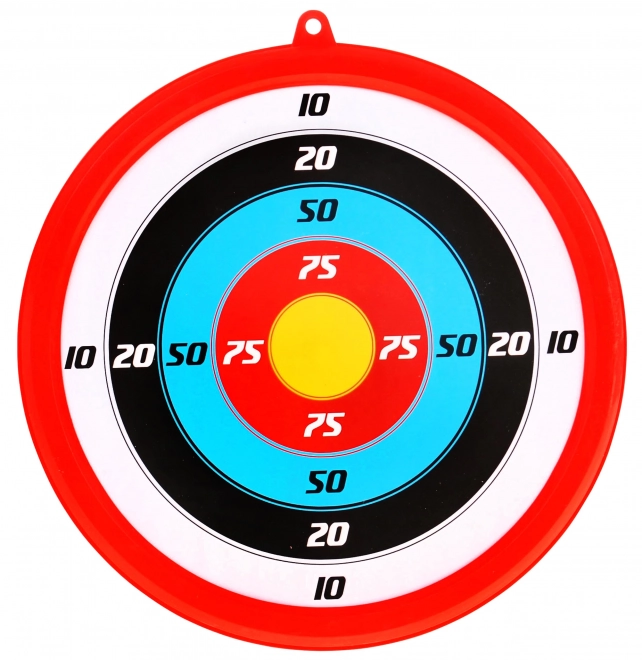 Malá kuša pre deti 6+ - športový set 7 ks s terčom, 4 šípmi, tulec a laserový zameriavač