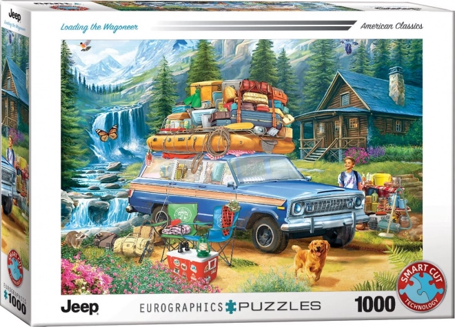 Eurographics Puzzle Jeep: Pořádny náklad 1000 dielikov