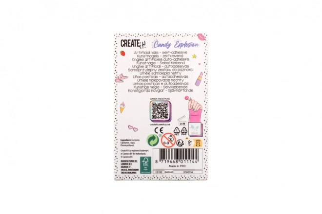 Umelé samolepiace nechty Candy