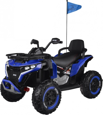 Veľká akumulátorová štvorkolka pre deti 4x4 modrá