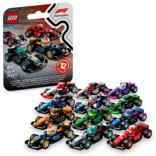 Lego zberateľské pretekárske autá F1