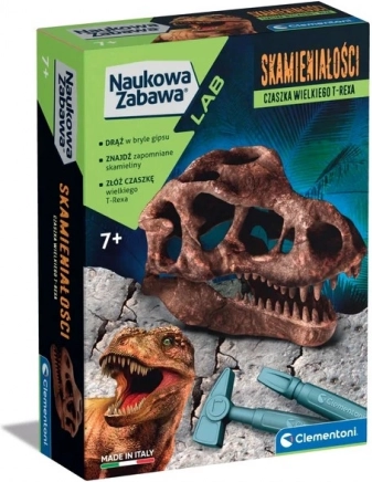 Vedecká sada fosília lebka T-Rexa