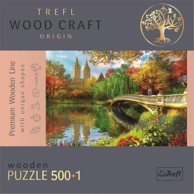 Trefl Drevené Puzzle Central Park, Manhattan, New York 501 Dielikov