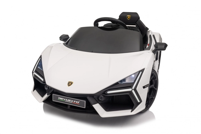 Detské elektrické vozidlo Lamborghini Revuelto biele