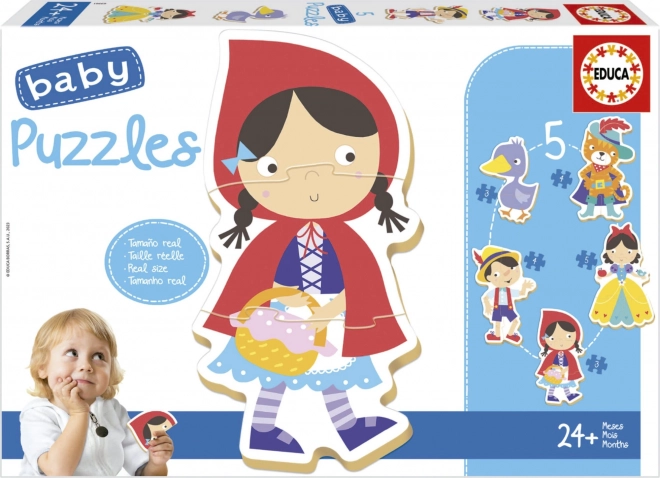 Educa Baby Puzzle Rozprávky 5v1