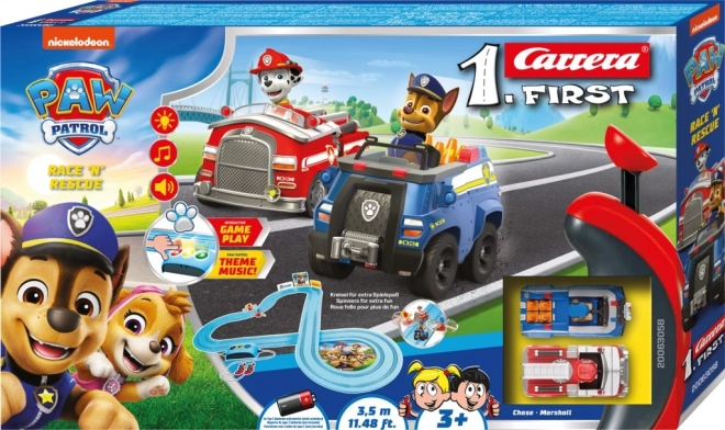 Pretekárska trať Paw Patrol Race N Rescue