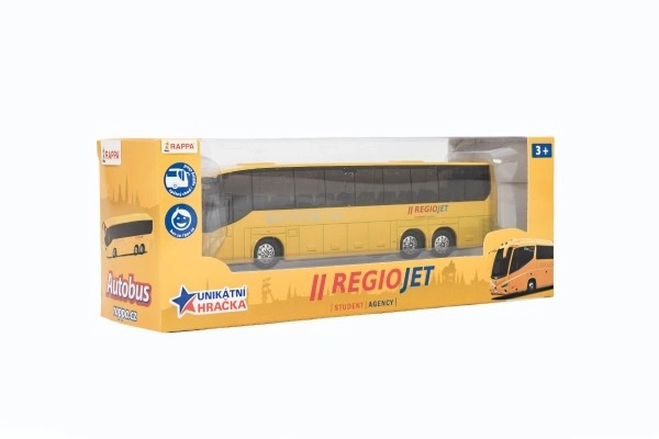 Kovový autobus RegioJet