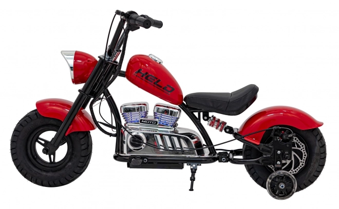 Chopper Warrior Červená motorka