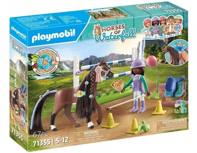 Playmobil Horses Zoe a Blaze s prekážkami