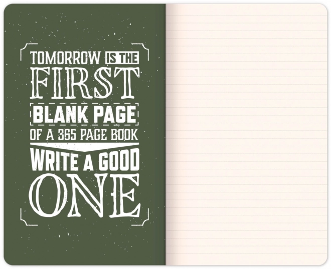 Motivačný notes s linkami Notique, 13 x 21 cm