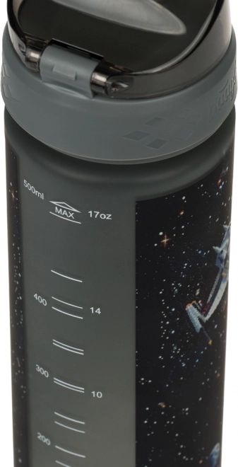 Tritánová fľaša na pitie BAAGL Pixel Space 500 ml