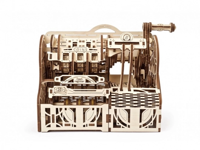 Ugears 3D Drevené Mechanické Puzzle - Pokladňa