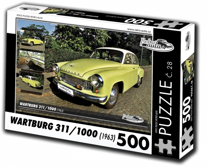 Puzzle retro autá Wartburg 311,1000 1963