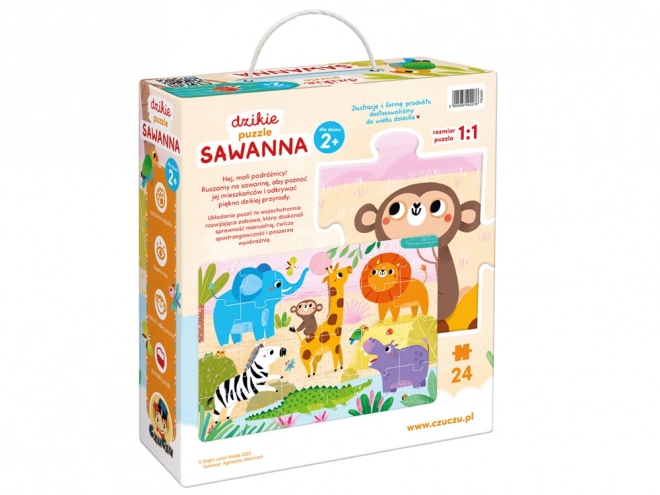 CzuCzu divoké puzzle Sawanna