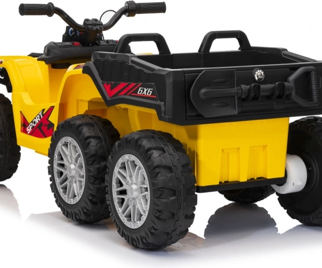 Žltá športová detská štvorkolka TX ATV