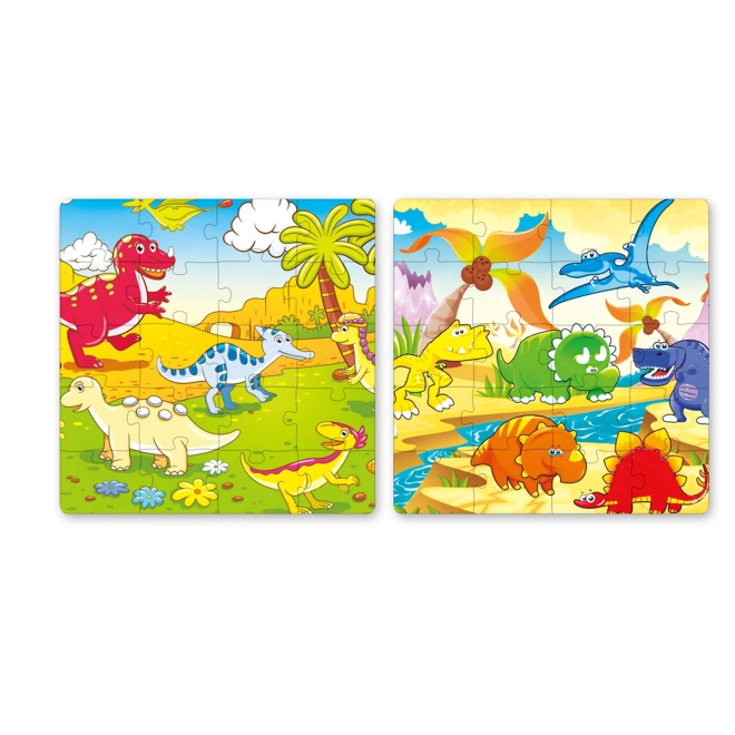 Dve puzzle scény v jednej knižke