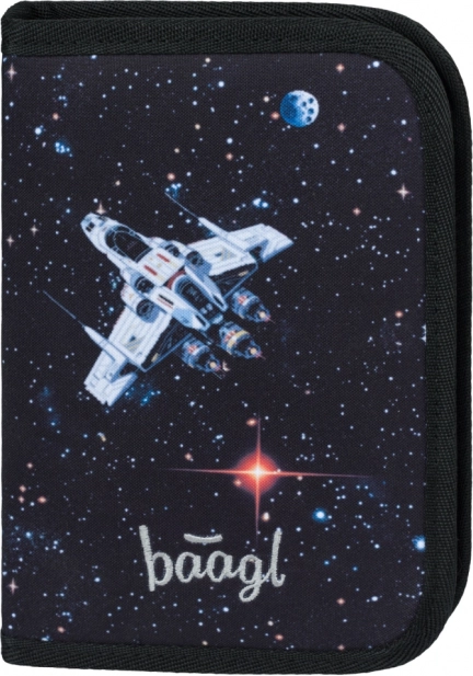 Školská súprava BAAGL: Zippy Plus Pixel Space - aktovka, peračník, vrecúško