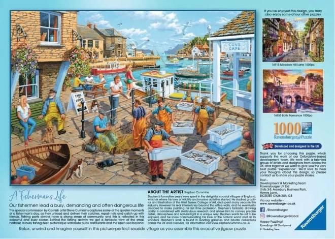 Ravensburger Puzzle Rybársky Život 1000 Dielikov