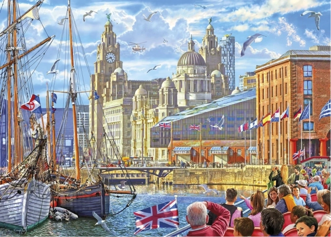 Puzzle Albert Dock, Liverpool 1000 dielikov